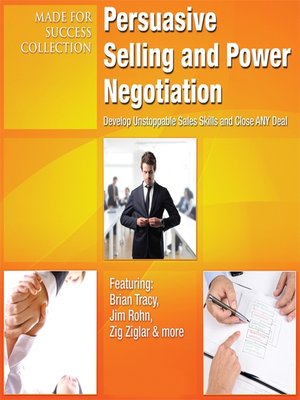 cover image of Persuasive Selling and Power Negotiation